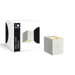 D'Lite Wall Light Vrebos White | IP56 - Suitable For 1x GU10 