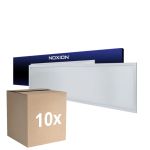Multipack 10x Noxion LED Panel Delta Value V5 28W 3920lm - 830-840 CCT | 120x30cm - UGR<19 - Backlit