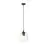Emibig Pendant Istar Steel Black | Suitable for 1x E27 - Max 10W