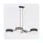 Emibig Pendant Drumz Steel Black | Suitable for 4x E14 - Max 10W