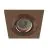 Noxion Recessed Spot Boxi MR16 Tiltable Texutre & Shiny Gold | Cutout 80mm - IP20 - incl. GU10 Socket