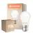 Multipack 10x Ledvance Classic LED B22 Pear Frosted 3.4W 470lm - 827 Extra Warm White | Replaces 40W