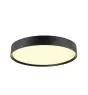 SLV Decona Wall and Ceiling Light Aluminium Black Round 23W 2260lm - 930 Warm White | IP44 - Best Colour Rendering - Dimmable 