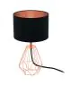 Eglo Table Lamp Carlton 2 Steel Copper Black | IP20 - Suitable for 1x E14 
